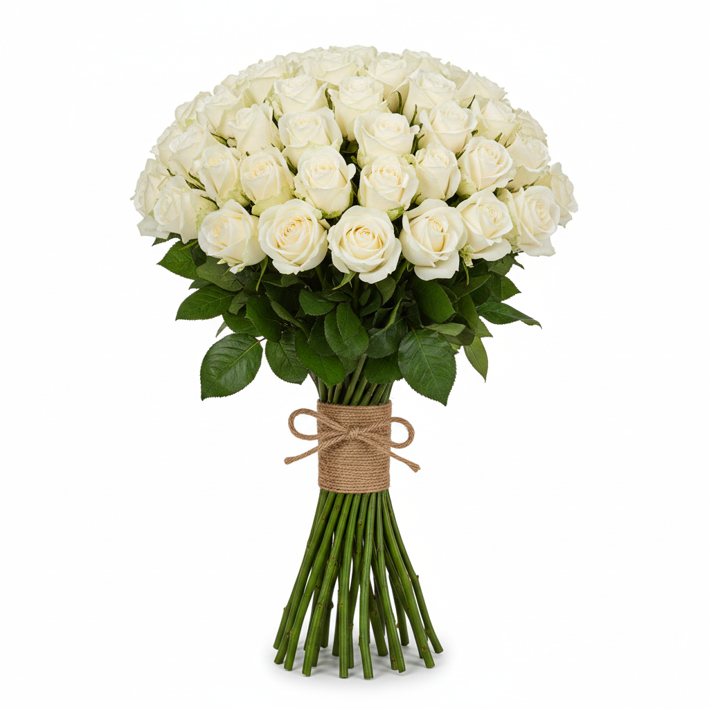 White Roses — Farm-Fresh Bulk Bunches